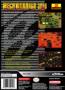 Mechwarrior 3050 - Nintendo Super Nintendo Entertainment System (SNES) (Activision - 2) video game collectible [Barcode 047875540248] - Main Image 2