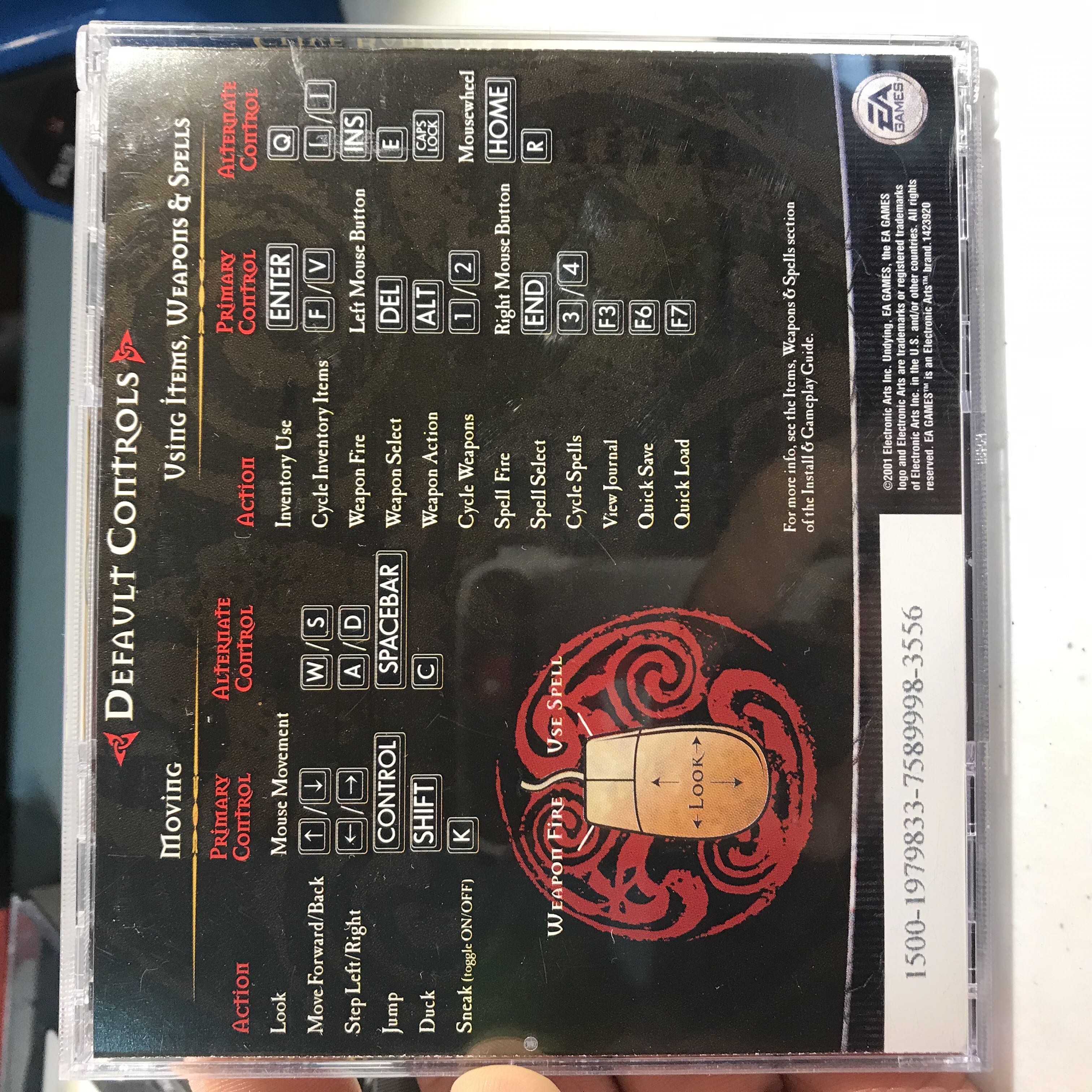 Clive Barker’s Undying - Microsoft Windows (EA - 1) video game collectible [Barcode 014633124651] - Main Image 2