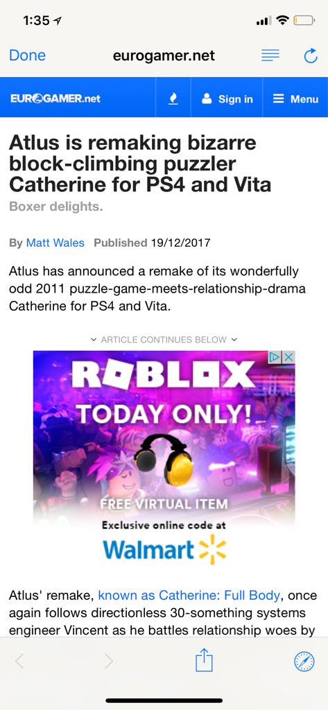 Catherine  video game collectible - Main Image 1