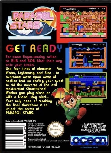 Parasol Stars - Nintendo Entertainment System (NES) (Ocean) video game collectible - Main Image 2