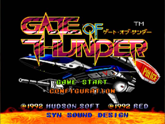 Gate of Thunder - NEC TurboGrafx CD (Hudson Soft - 1) video game collectible [Barcode 4988607250263] - Main Image 2