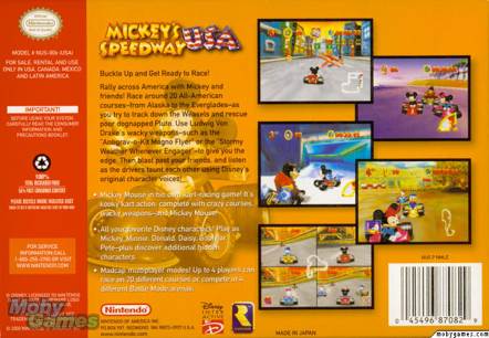 Mickey’s Speedway USA - Nintendo 64 (N64) (Nintendo - 4) video game collectible - Main Image 2