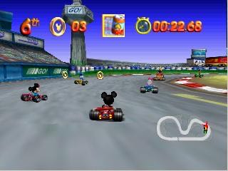 Mickey’s Speedway USA - Nintendo 64 (N64) video game collectible - Main Image 4