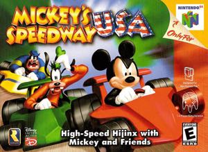Mickey’s Speedway USA - Nintendo 64 (N64) video game collectible - Main Image 1