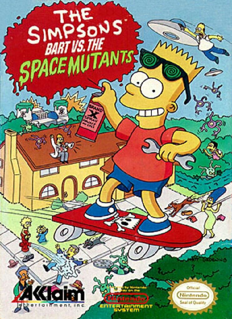 The Simpsons: Bart Vs The Space Mutants - Nintendo Entertainment System (NES) video game collectible - Main Image 1