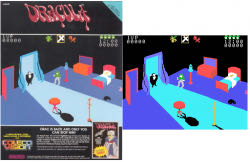 Dracula - Intellivision (Imagic - 1-2) video game collectible - Main Image 2