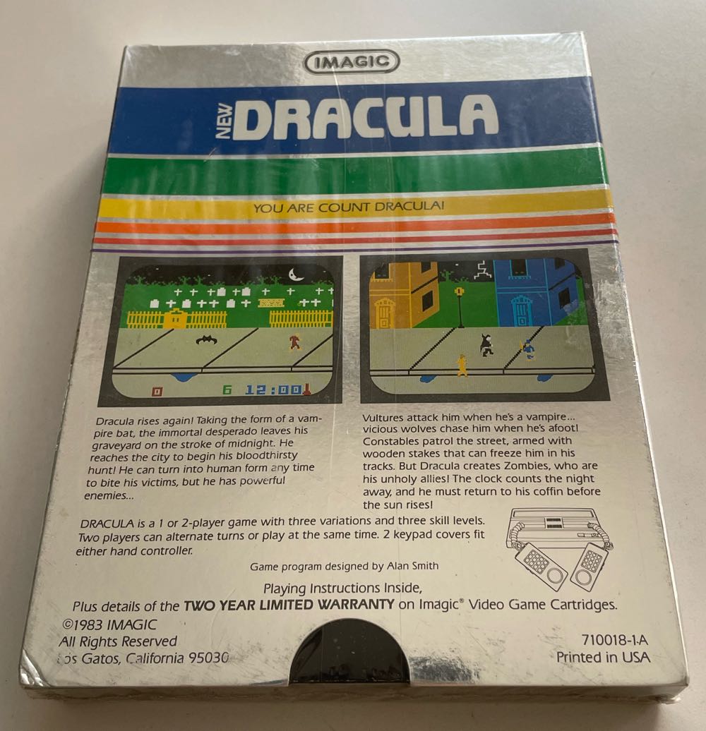 Dracula - Intellivision (Imagic) video game collectible - Main Image 2