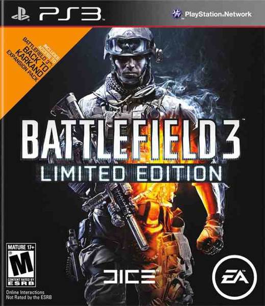 Battlefield 3 Limited Edition Physical Warfare Pack - Sony PlayStation 3 (PS3) (Electronic Arts/EA Games - 1) video game collectible [Barcode 5030930105082] - Main Image 2