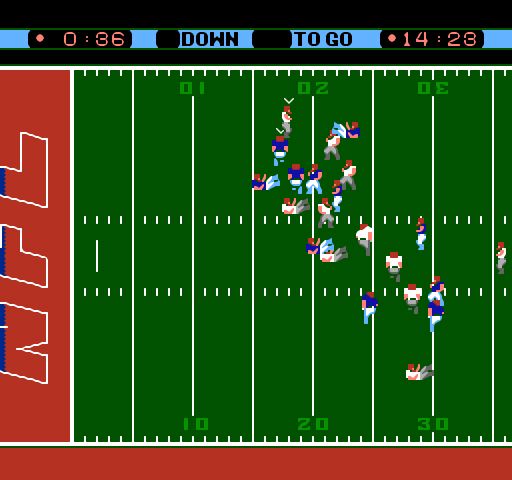 NFL Football - Nintendo Entertainment System (NES) video game collectible - Main Image 2