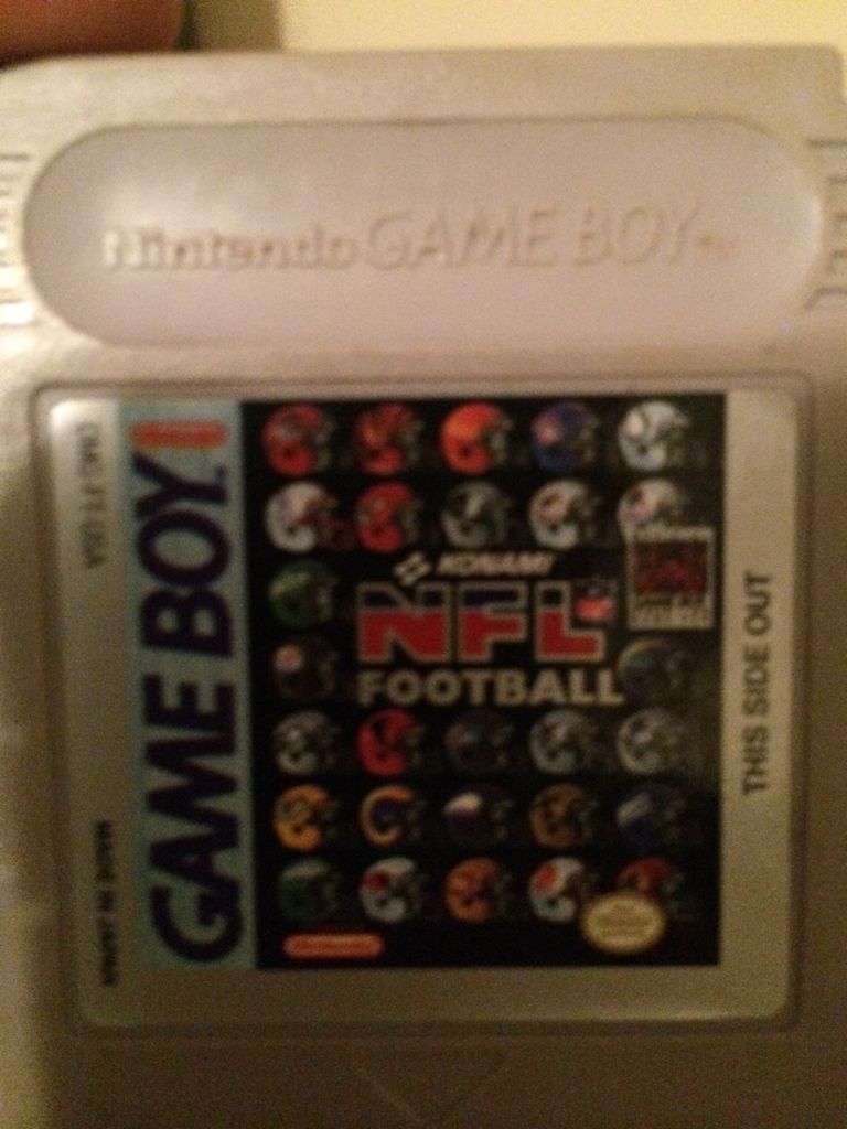 NFL Football - Nintendo Game Boy (Konami) video game collectible - Main Image 1