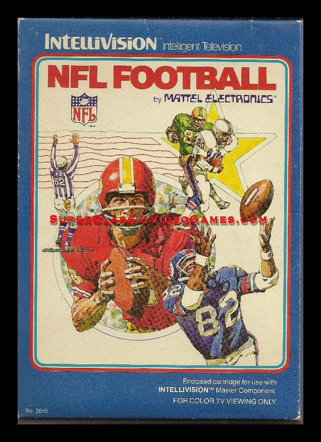 NFL Football - Intellivision video game collectible - Main Image 1