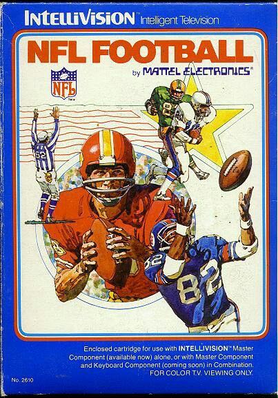 NFL Football - Intellivision video game collectible - Main Image 1
