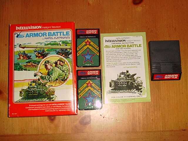 Armor Battle - Intellivision (Mattel Electronics) video game collectible - Main Image 2