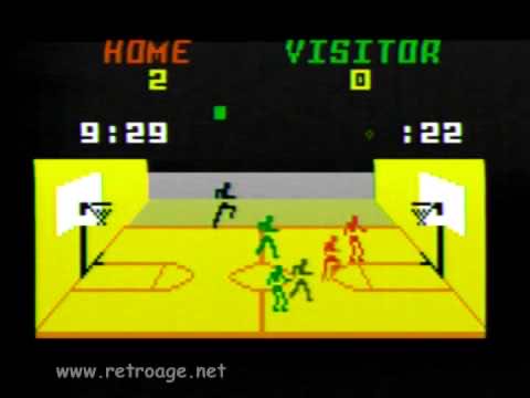 NBA Basketball - Intellivision video game collectible - Main Image 2