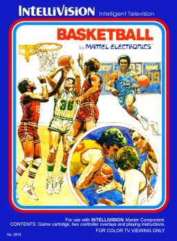NBA Basketball - Intellivision video game collectible - Main Image 1