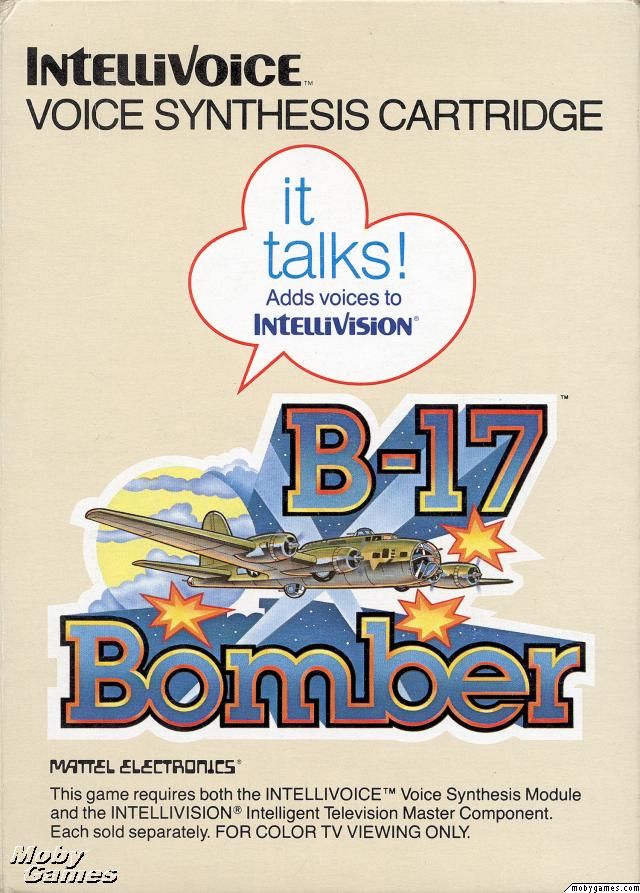 B-17 Bomber - Intellivision (Mattel Electronics - 1) video game collectible - Main Image 1