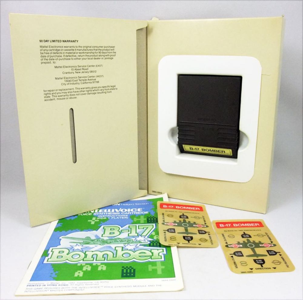 B-17 Bomber - Intellivision (Mattel Electronics - 1) video game collectible - Main Image 3