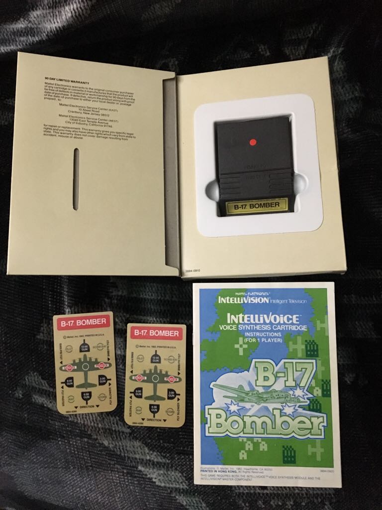 B-17 Bomber - Intellivision (Mattel Electronics - 1) video game collectible - Main Image 2