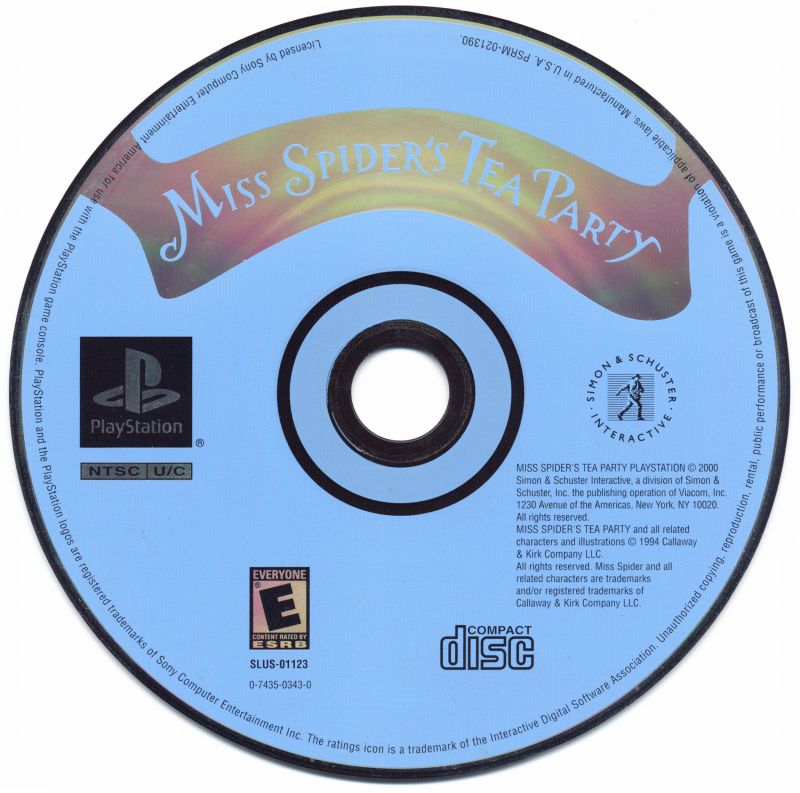 Miss Spiders Tea Party - Sony PlayStation (Simon & Schuster Interactive - 1) video game collectible [Barcode 076714503434] - Main Image 3