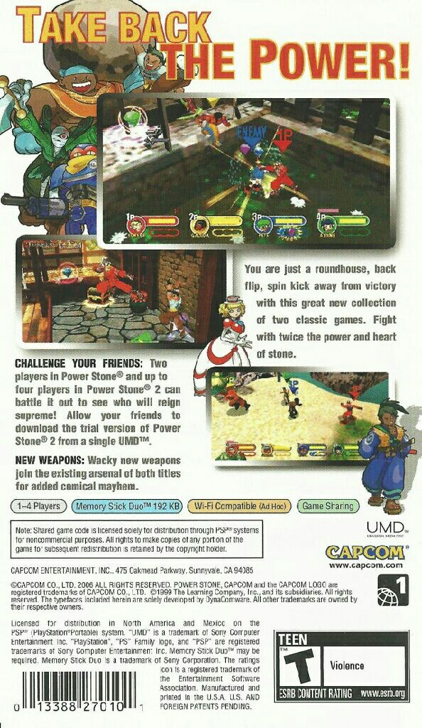 Power Stone Collection - Sony PlayStation Portable (PSP) (1) video game collectible - Main Image 2
