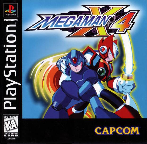 Mega Man X4 - Sony PlayStation (1) video game collectible - Main Image 1