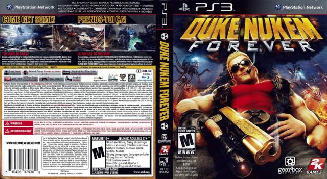 Duke Nukem Forever - Sony PlayStation 3 (PS3) (2K Games - 1) video game collectible [Barcode 710425470493] - Main Image 2