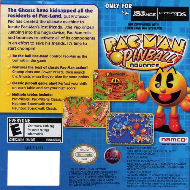 Pac-Man: Pinball Advance - Nintendo Game Boy Advance (GBA) video game collectible - Main Image 2