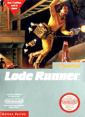 Lode Runner - Nintendo Entertainment System (NES) (Up to 2 Players) video game collectible - Main Image 1