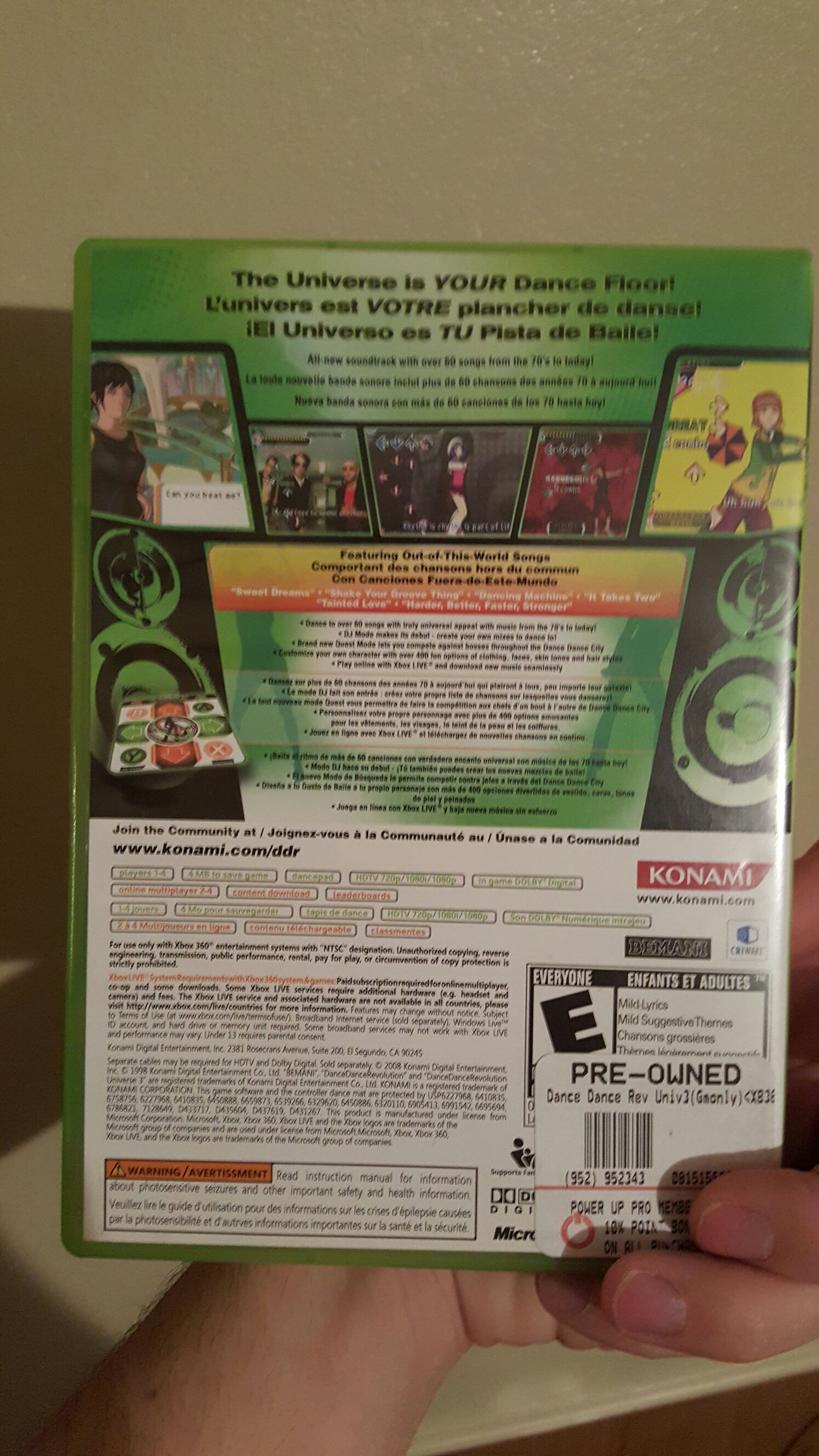 Dance Dance Revolution: Universe 3 - Microsoft Xbox 360 video game collectible - Main Image 2