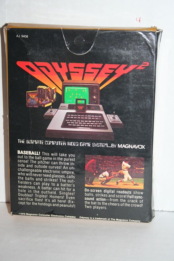 Baseball! - Magnavox Odyssey II (Magnavox Company) video game collectible - Main Image 2