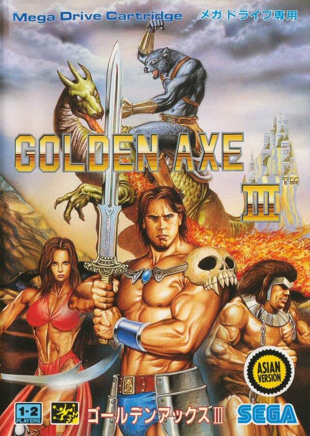 Golden Axe III - Sega Genesis (Mega Drive) video game collectible - Main Image 1