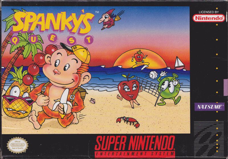 Spanky’s Quest - Nintendo Super Nintendo Entertainment System (SNES) video game collectible - Main Image 1