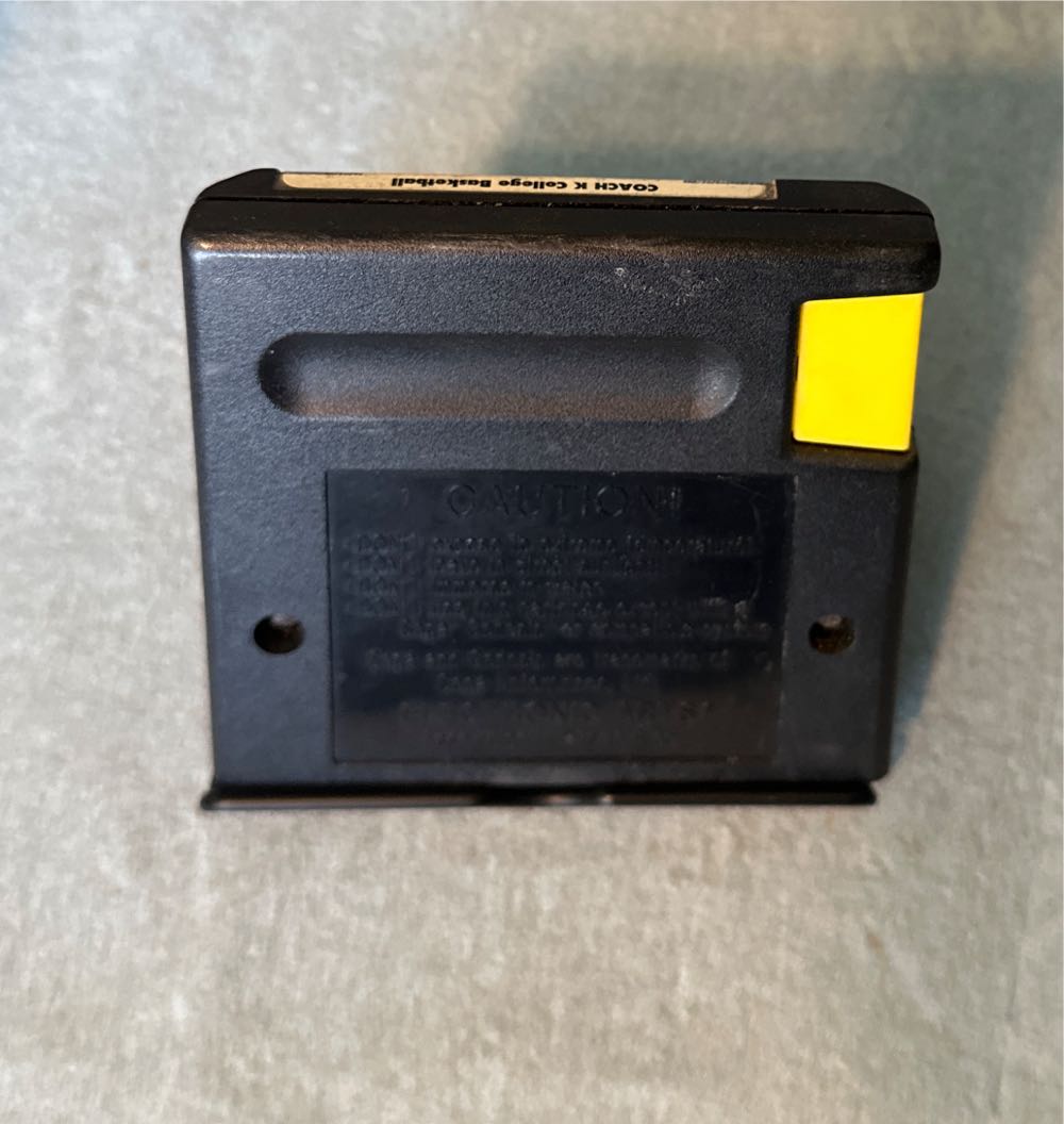 Coach K College Basketball   ||SPORTS|| - Sega Genesis (Mega Drive) (Electronic Arts/EA Games - 2) video game collectible - Main Image 2