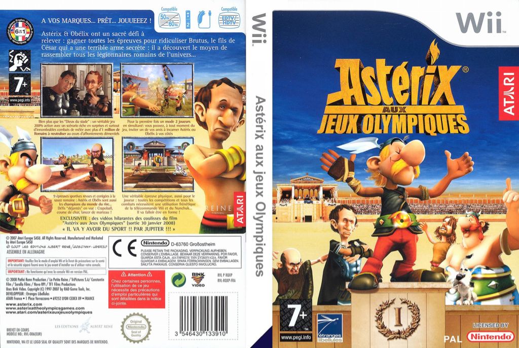 Asterix Aux Jeux Olympiques - Nintendo Wii video game collectible - Main Image 2