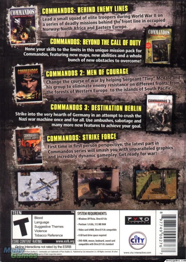 Commandos Complete - PC (City Interactive - 1) video game collectible [Barcode 897749002767] - Main Image 2