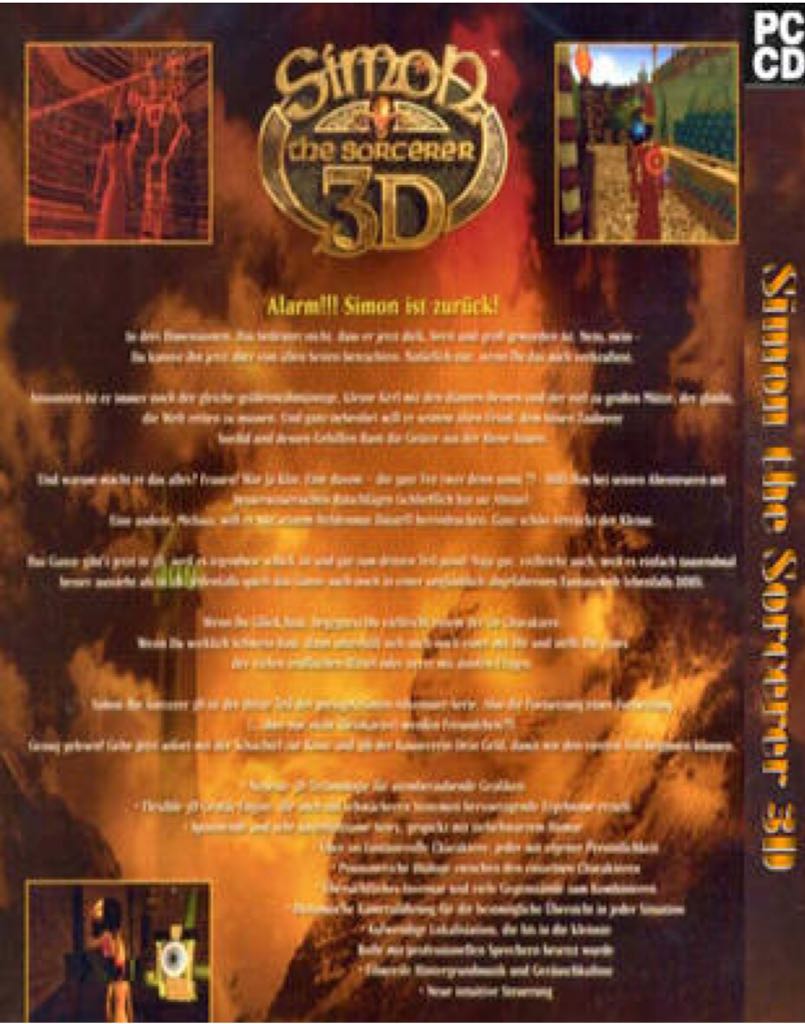 Simon The Sorcerer 3D - PC (Vivendi Games - 1) video game collectible [Barcode 5060004691449] - Main Image 2