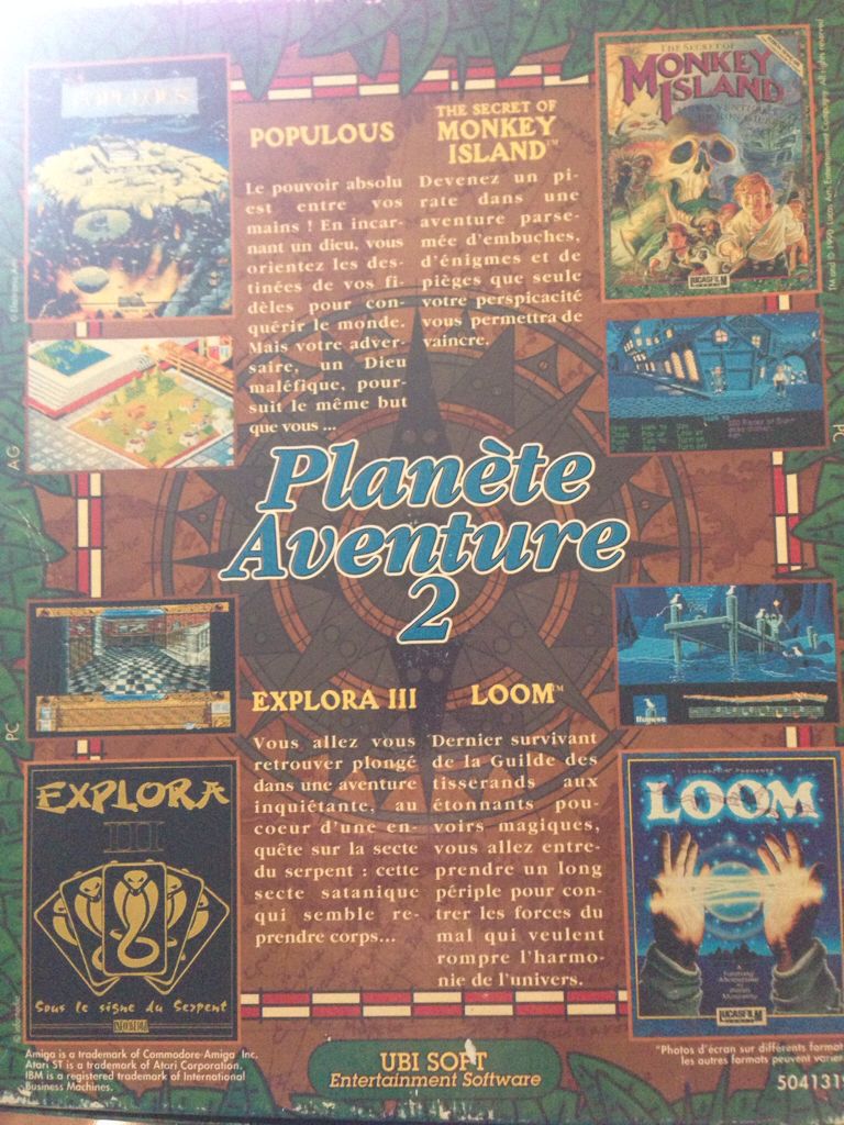Planete Aventure 2 - Atari ST (Ubi Soft) video game collectible - Main Image 2