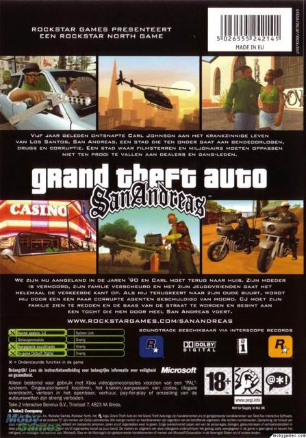 GTA: San Andreas - Microsoft Xbox (Rockstar) video game collectible - Main Image 2