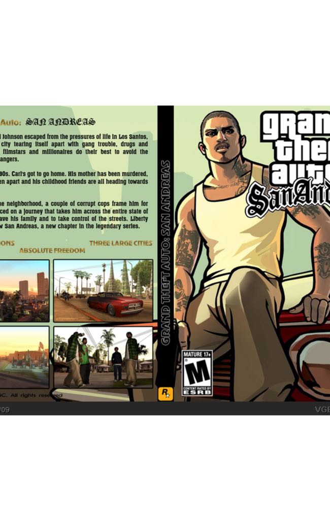 Gta San Andreas - Microsoft Xbox 360 video game collectible - Main Image 2