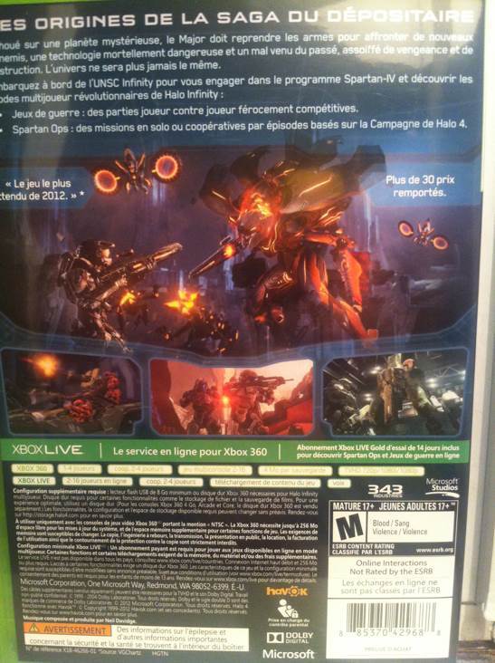 Halo 4 - Microsoft Xbox 360 (Microsoft - 4) video game collectible [Barcode 885370429688] - Main Image 2