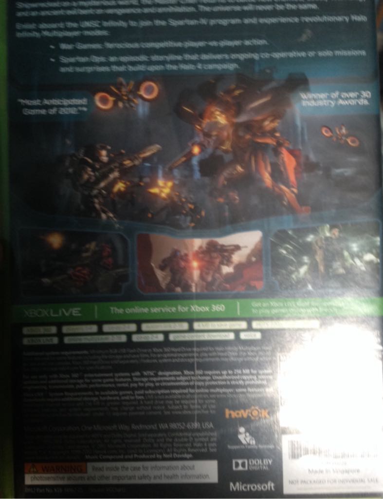 Halo 4 - Microsoft Xbox 360 video game collectible - Main Image 2