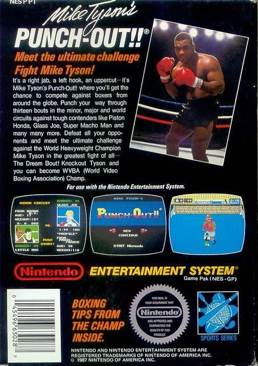 Punch-Out!!, Mike Tyson’s - Nintendo Entertainment System (NES) (Nintendo - 1) video game collectible [Barcode 045496630287] - Main Image 2