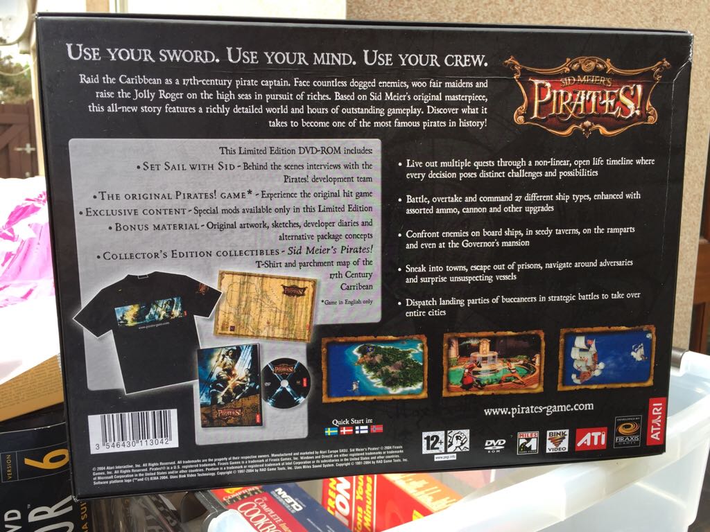 Pirates! Limited Edition DVD Collector’s Box - PC (Atari) video game collectible [Barcode 3546430113042] - Main Image 2
