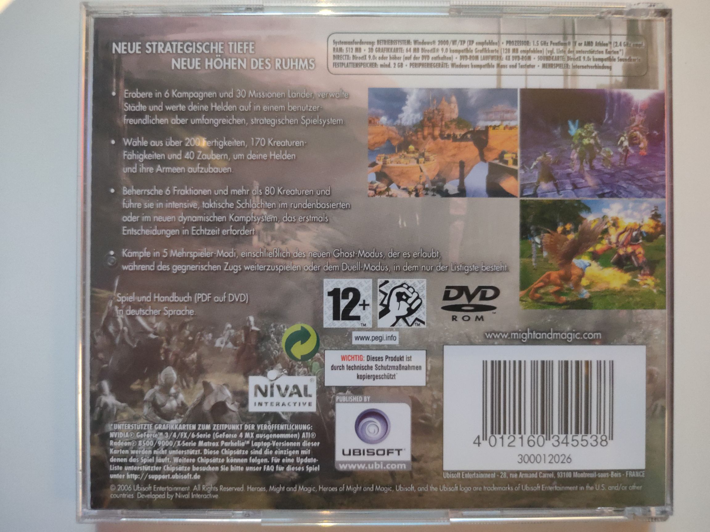 Heroes Of Might And Magic V - CD Projekt GOG video game collectible [Barcode 4012160345538] - Main Image 2