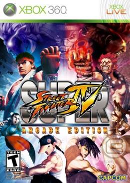 Super Street Fighter IV: Arcade Edition <DLC> - Microsoft Xbox 360 (Backwards compatible - 1-2 Local 2-8 Online) video game collectible [Barcode 5055060962664] - Main Image 1