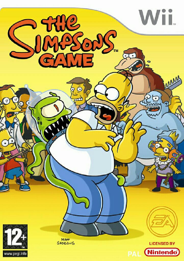 Die Simpsons Das Spiel - Nintendo Wii video game collectible [Barcode 5030939059447] - Main Image 1