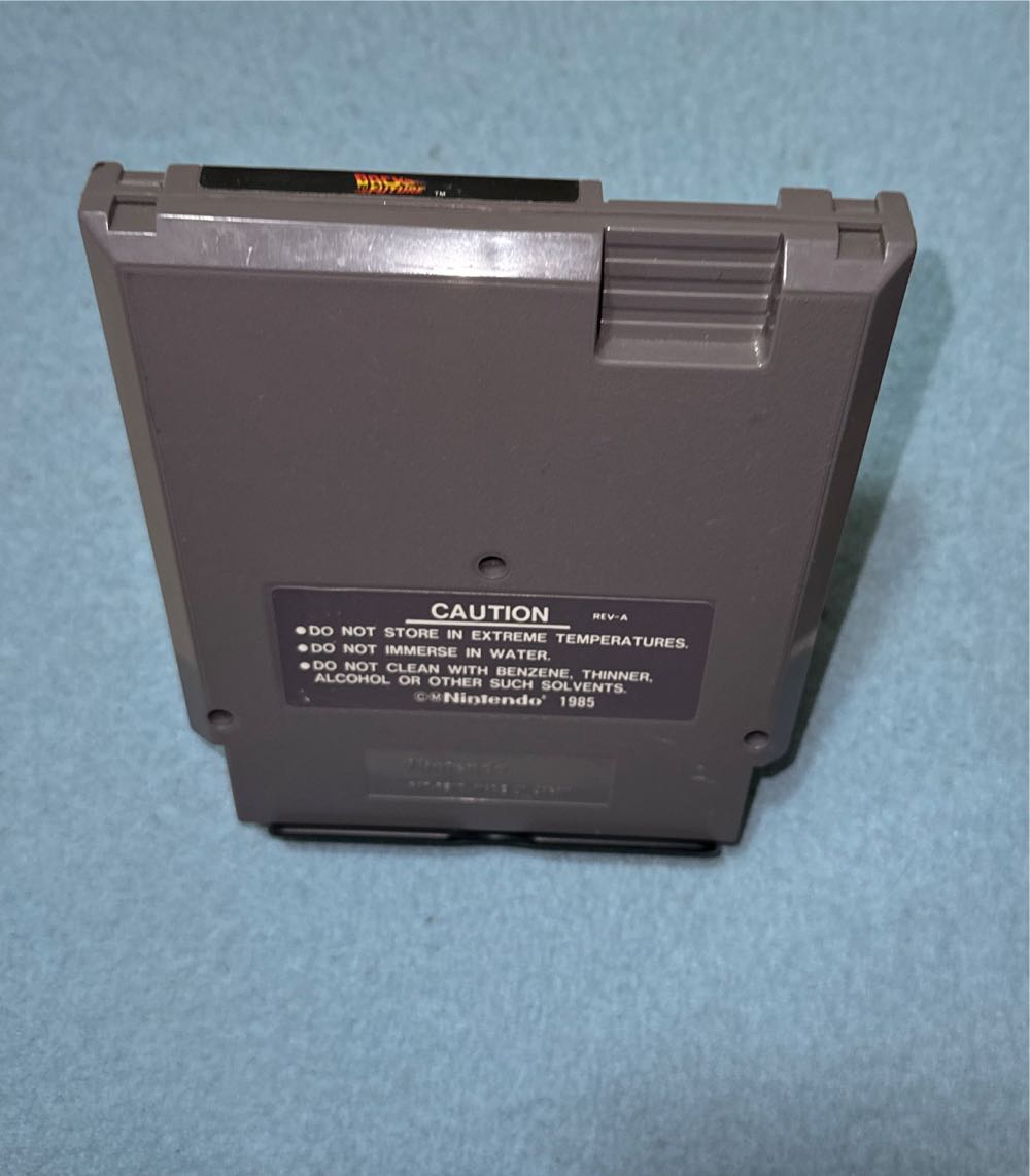 Back To The Future: The Game - Nintendo Entertainment System (NES) (LJN) video game collectible - Main Image 4
