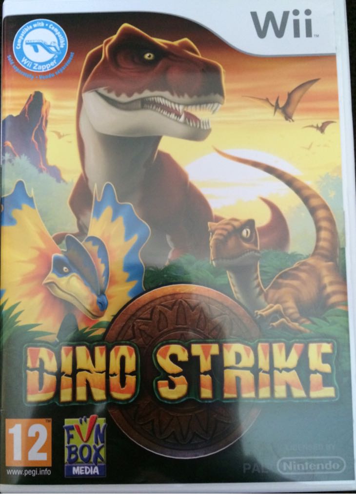 Dino Strike - Nintendo Wii (Funbox Media - 1-4) video game collectible [Barcode 5055377601553] - Main Image 1