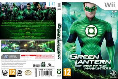 Green Lantern: Rise of the Manhunters - Nintendo Wii (WB Games - 1) video game collectible [Barcode 883929167876] - Main Image 2