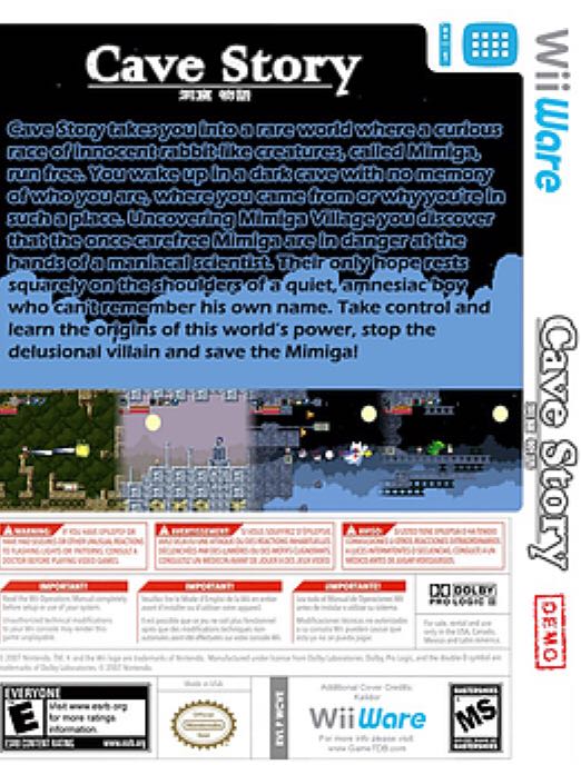 Cave Story - Nintendo Wiiware video game collectible - Main Image 2